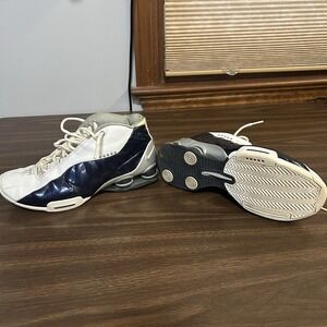Vintage Nike Shox BB4 Olympic White Blue Men's Size 8.5 830218-142 Rare HTF